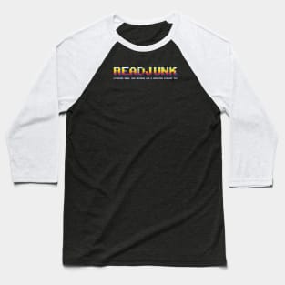 ReadJunk 8-Bit Logo Baseball T-Shirt